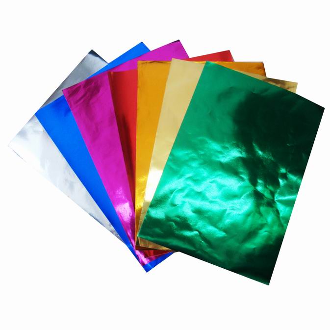 Color Aluminium Foil Paper,Набор бумаги цветной металлизированной